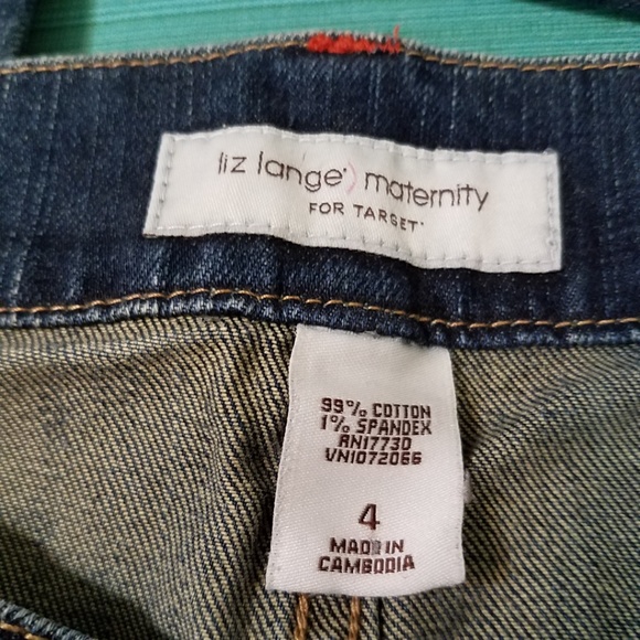 Liz  Lange' Maternity  Jeans Size 4 - Picture 4 of 5